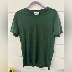 Men’s Lacoste V-Neck Tshirt